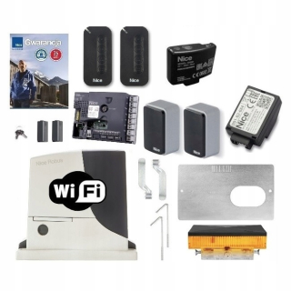 Súprava NICE ROBUS 600 RB600 + 2 DIAĽKOVÉ OVLÁDAČE MYGO4 + STOĽOVÁ LAMPA + BIDI WIFI